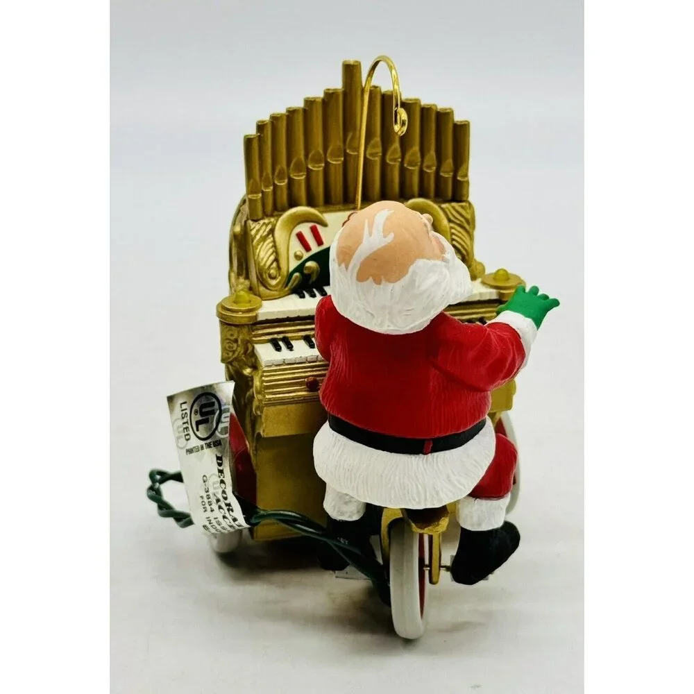 Hallmark Keepsake Santa Sing Along Light Music Ornament 1994 Vintage‎ Magic